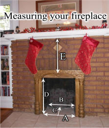How to measure your fireplace for a gas coal basket