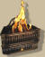 Aspen Vented Electronic ignition flame control remote classic presidential Coal Grate from Old salem Collection