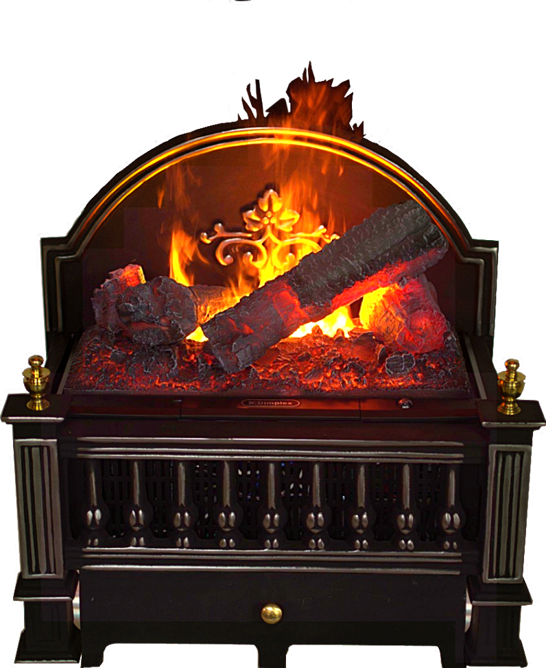 Electric coal fireplace insert
