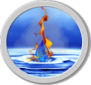 How the opti-myst fire from water works